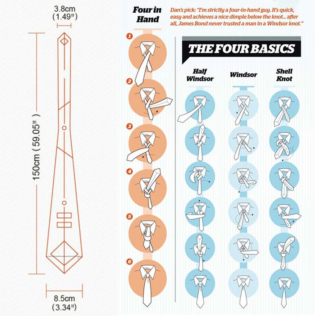 3-Piece Set Krawatte